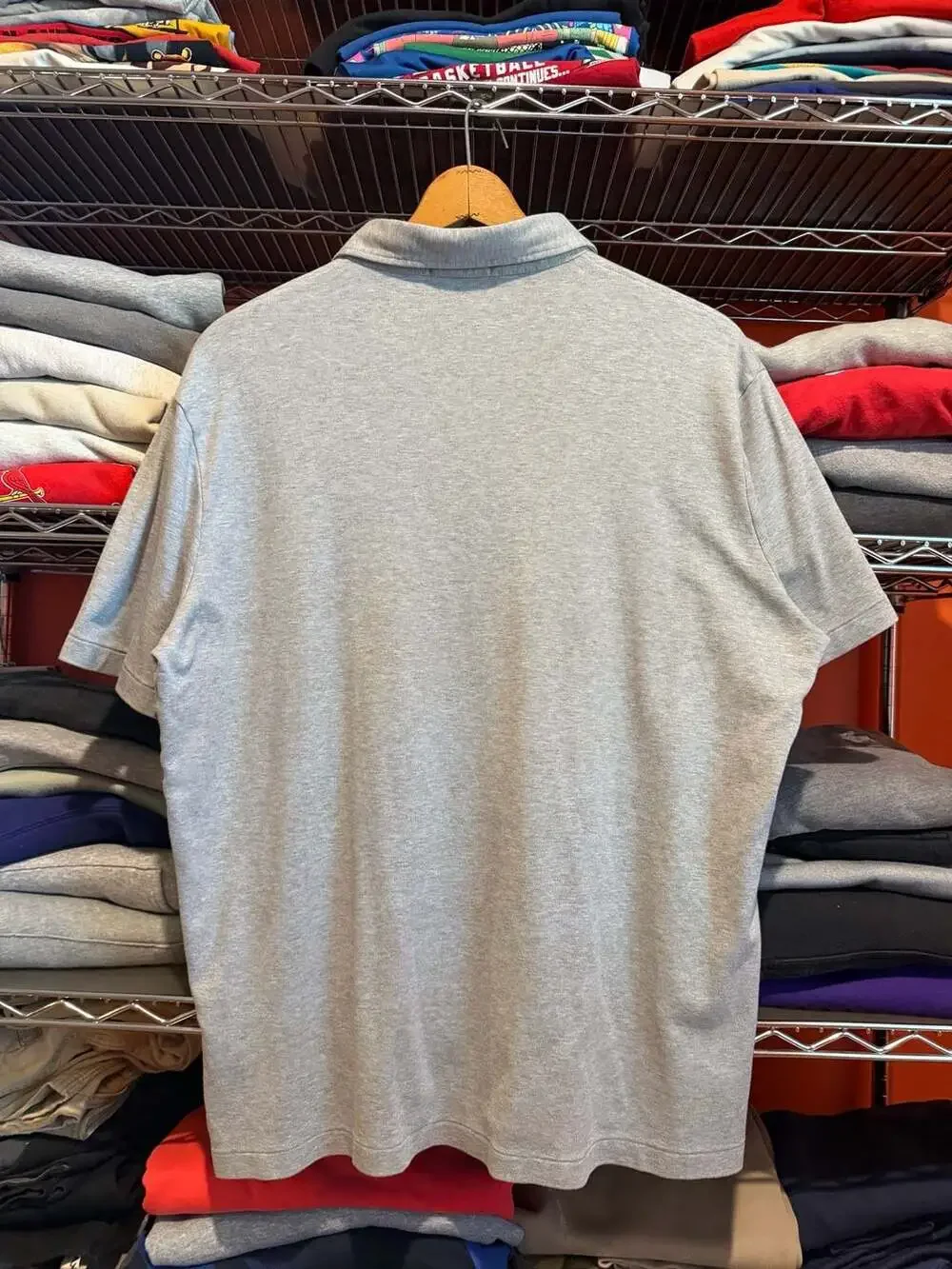 Polo Ralph Lauren Classic Fit Polo Shirt Mens XL Grey Cotton